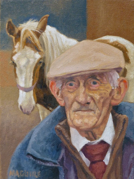 Match Maker #3 Paintings of Ireland Horse Fair