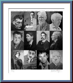 12 Irish Writers Paintings of Ireland