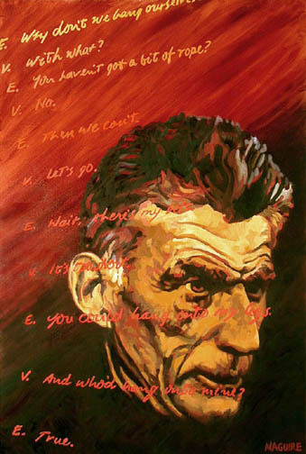 samuel Beckett Painting and Print