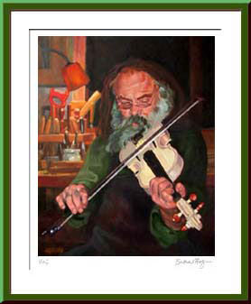 Irish Art - Fiddlers - The Unfinished Violin